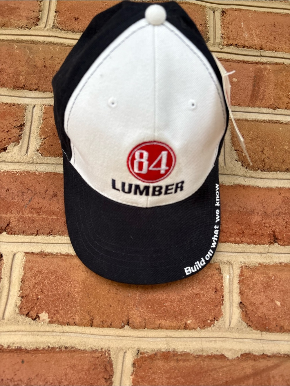 84 Lumber Black and White Baseball Cap